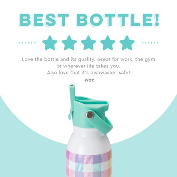 Pretty in Plaid Flip & Sip 22 Oz by SWIG - Picture 3 of 4